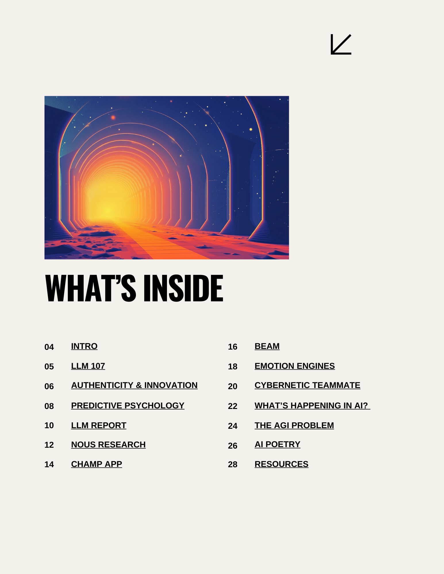 Table of Contents