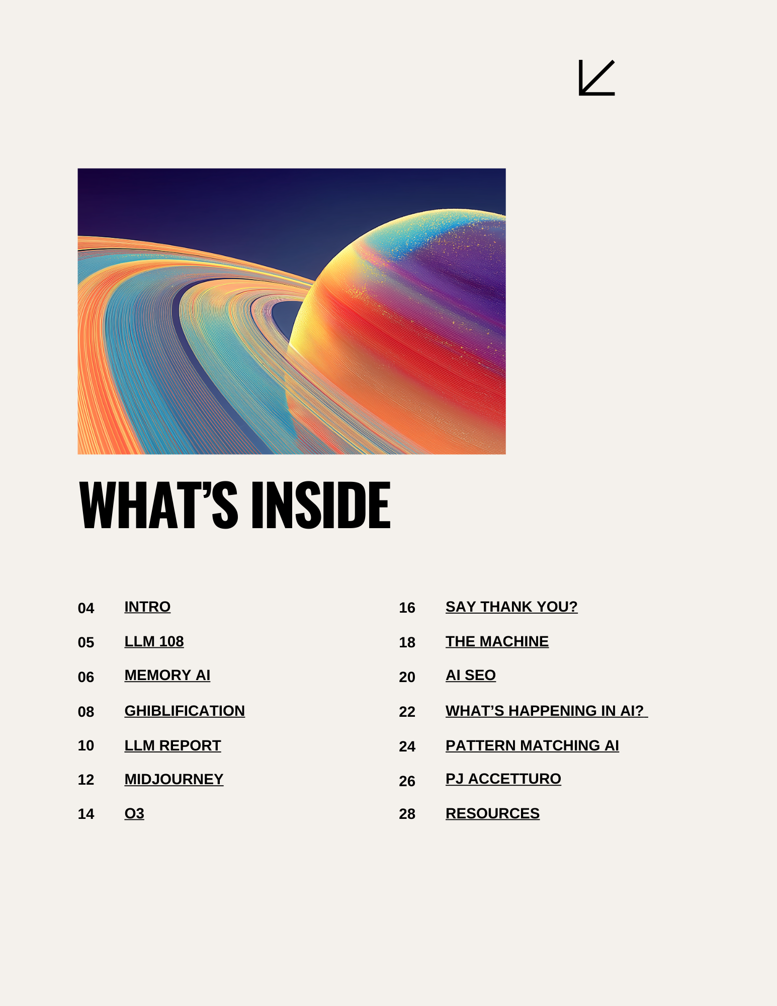 Table of Contents